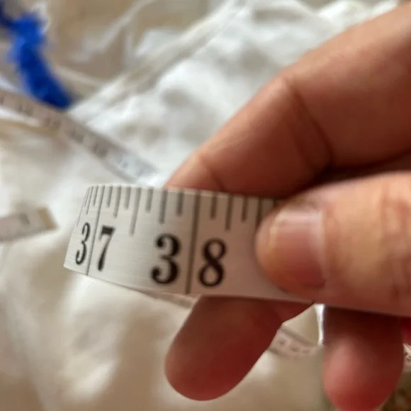 Lafayette 148 New York 100% Linen Ombré Maxi Skirt Size 4 cream, grey - Picture 5 of 5